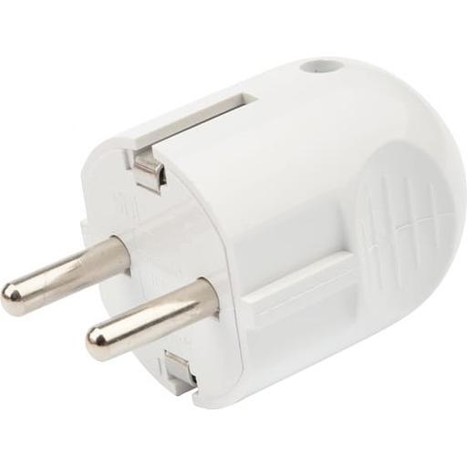 REXANT 16-0732 Вилка Евро прямая с з/к 16А белая фото 1