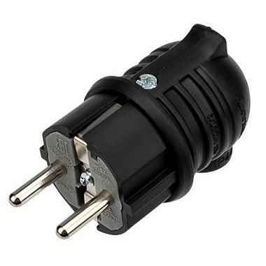 REXANT 111-003 Вилка угловая влагозащищенная, с/з, 16 А, IP44 каучук REXANT фото 1