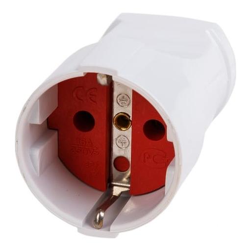 REXANT 11-8528 Розетка разборная Евро с з/к 16А белая фото 1