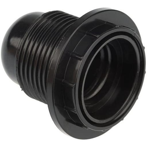 REXANT 11-8816 Патрон карболитовый с кольцом Е27 черный, c этикеткой, фото 1