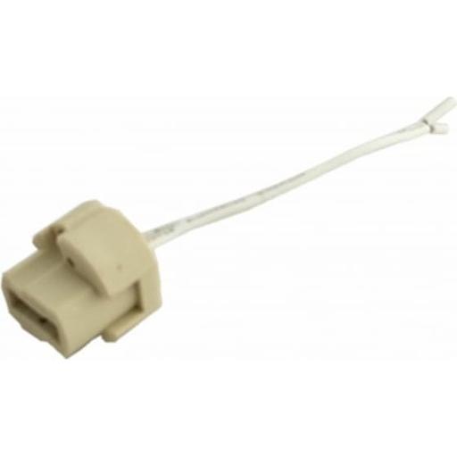 REXANT 11-8879 Цоколь «патрон» G9 с проводом 15 см, белый c этикеткой фото 1