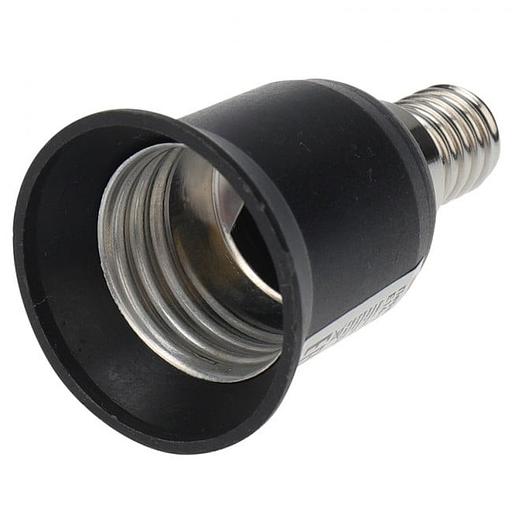 REXANT 11-8871 Переходник цокольный E14-E27 черный фото 1