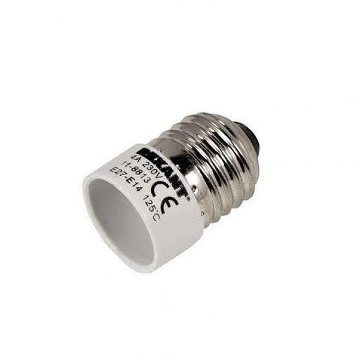 REXANT 11-8813 Переходник цокольный E27-E14 белый фото 1