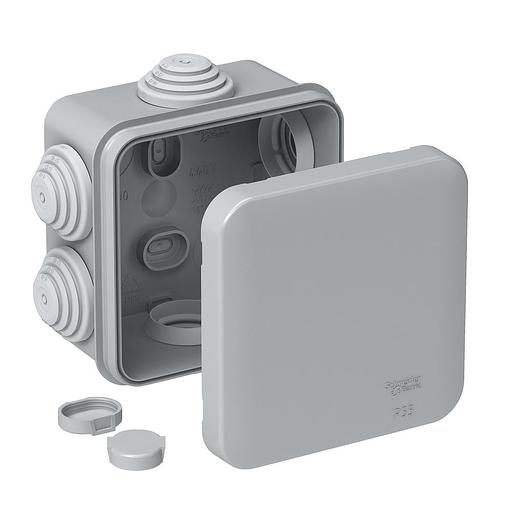 Systeme electric IMT35090 Коробка распределительная 70х70х40мм IP55 серая фото 4