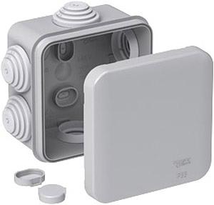 Systeme electric IMT35090 Коробка распределительная 70х70х40мм IP55 серая фото 5