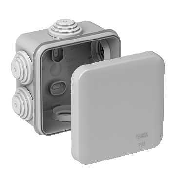 Systeme electric IMT35090 Коробка распределительная 70х70х40мм IP55 серая фото 6