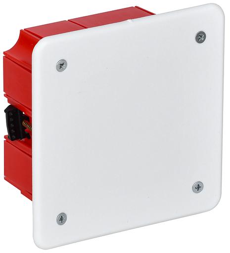 Iek UKT11-092-092-040 Коробка КМ41001 распаячная для твердых стен 92x92x45 (с саморезами, с крышкой) фото 1