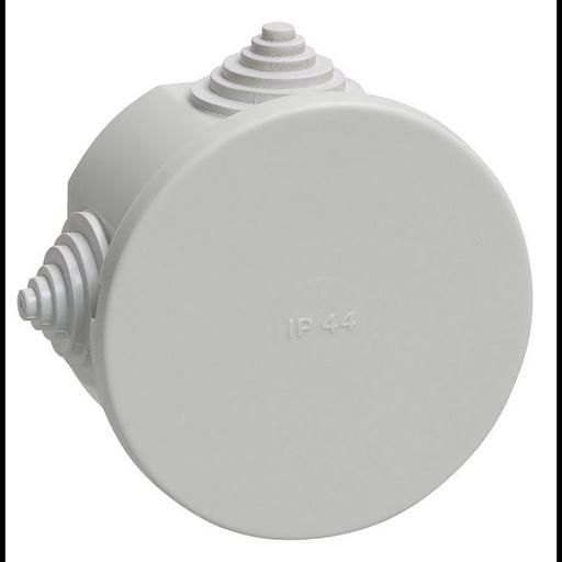 Iek UKO11-075-040-000-K41-44 Коробка КМ41237 распаячная для о/п d 75х40 мм IP44 (RAL7035, 4 гермоввода) фото 1