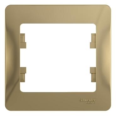 Systeme electric GSL000401 GLOSSA 1-постовая РАМКА, ТИТАН фото 1