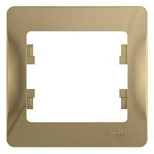 Systeme electric GSL000401 GLOSSA 1-постовая РАМКА, ТИТАН фото 4