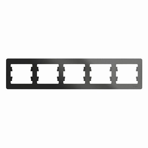 Systeme electric GSL000705 GLOSSA 5-постовая РАМКА, горизонтальная, АНТРАЦИТ фото 1