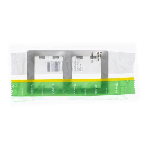 Systeme electric GSL001206 GLOSSA 2-постовая РАМКА, вертикальная, ПЛАТИНА фото 2