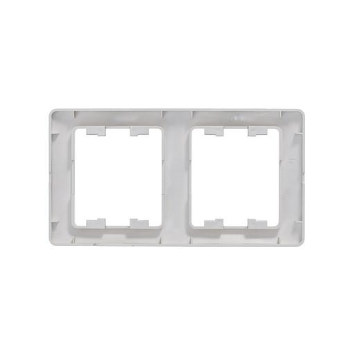 Systeme electric GSL001206 GLOSSA 2-постовая РАМКА, вертикальная, ПЛАТИНА фото 5