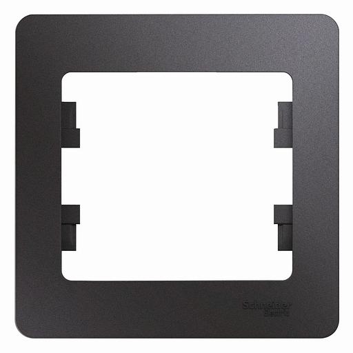 Systeme electric GSL001301 GLOSSA 1-постовая РАМКА, ГРАФИТ фото 1