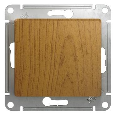 Systeme electric GSL000511 GLOSSA 1-клавишный ВЫКЛЮЧАТЕЛЬ, сх.1, 10АХ, механизм, ДЕРЕВО ДУБ фото 2