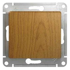 Systeme electric GSL000511 GLOSSA 1-клавишный ВЫКЛЮЧАТЕЛЬ, сх.1, 10АХ, механизм, ДЕРЕВО ДУБ фото 4