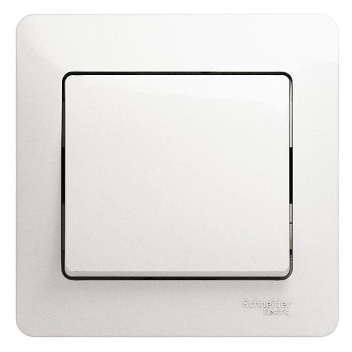 Systeme electric GSL000612 GLOSSA 1-клавишный ВЫКЛЮЧАТЕЛЬ, сх.1, 10АХ, в сборе, ПЕРЛАМУТР фото 2