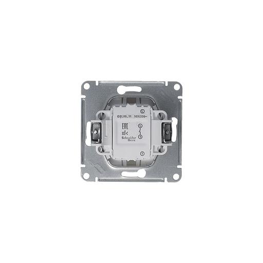 Systeme electric GSL001211 GLOSSA 1-клавишный ВЫКЛЮЧАТЕЛЬ,сх.1,10AX, механизм, ПЛАТИНА фото 3