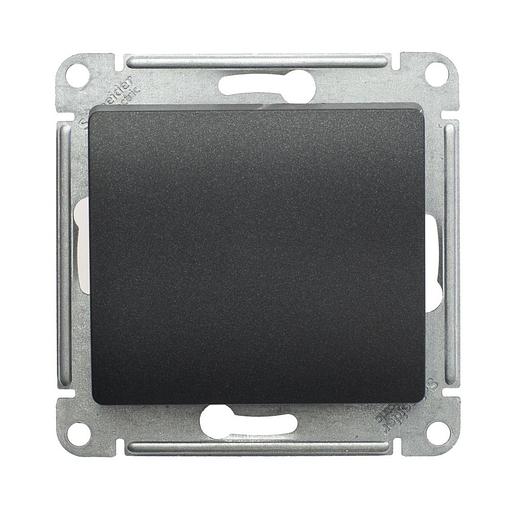 Systeme electric GSL000715 GLOSSA Нажимная КНОПКА, сх.1, 10АХ, механизм, АНТРАЦИТ фото 1