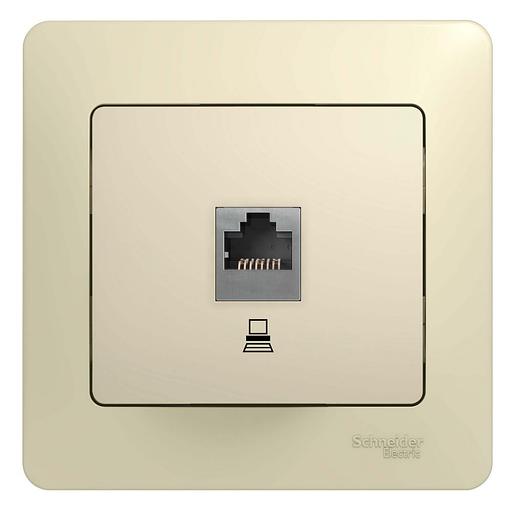 Systeme electric GSL000281K GLOSSA РОЗЕТКА компьютерная RJ45 кат.5E,БЕЖЕВЫЙ фото 3