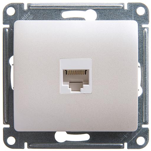 Systeme electric GSL000681K GLOSSA РОЗЕТКА компьютерная RJ45 кат.5E, ПЕРЛАМУТР фото 1