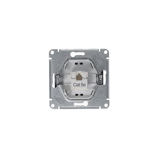 Systeme electric GSL000781K GLOSSA РОЗЕТКА компьютерная RJ45 кат.5E, АНТРАЦИТ фото 3