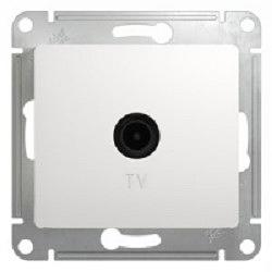 Systeme electric GSL000192 GLOSSA TV РОЗЕТКА проходная 4DB, механизм, БЕЛЫЙ фото 1