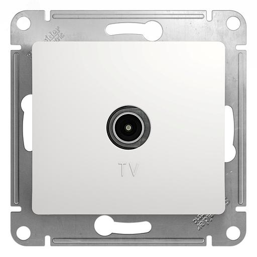 Systeme electric GSL000193 GLOSSA TV АНТЕННА коннектор, механизм, БЕЛЫЙ фото 1