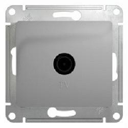 Systeme electric GSL000391 GLOSSA TV РОЗЕТКА оконечная 1DB, механизм, АЛЮМИНИЙ фото 1
