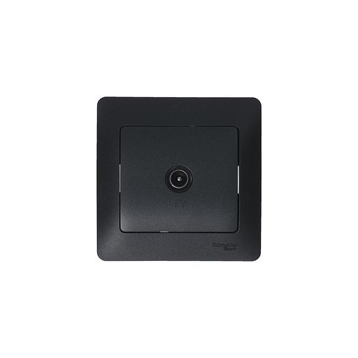 Systeme electric GSL000791 GLOSSA TV РОЗЕТКА оконечная 1DB, АНТРАЦИТ фото 4