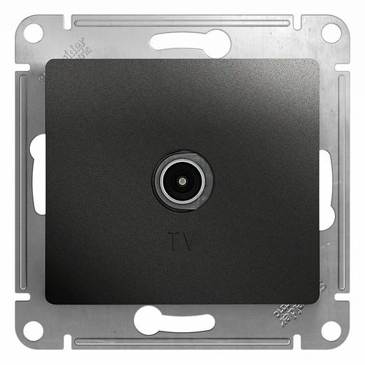 Systeme electric GSL000793 GLOSSA TV АНТЕННА коннектор, механизм, АНТРАЦИТ фото 1