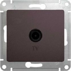 Systeme electric GSL001391 GLOSSA TV РОЗЕТКА оконечная 1DB, механизм, ГРАФИТ фото 1