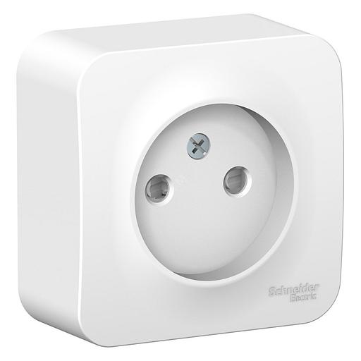 Systeme electric BLNRA001111 BLANCA О/У РОЗЕТКА без заземления со шторками ИЗОЛ.ПЛ., 16А, 250В, БЕЛЫЙ фото 1