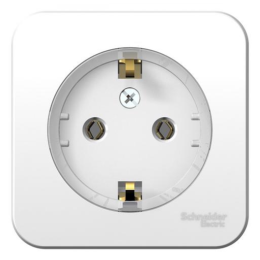 Systeme electric BLNRA110111 BLANCA О/У РОЗЕТКА с заземлением без штор.,(КОМПАКТ) ИЗОЛ.ПЛ.16А, 250В, БЕЛЫЙ фото 1