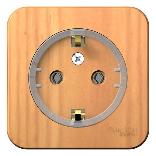 Systeme electric BLNRA110115 BLANCA О/У РОЗЕТКА с заземлением без шторок,(КОМПАКТ) ИЗОЛ.ПЛ. 16А, 250В, ЯСЕНЬ фото 1