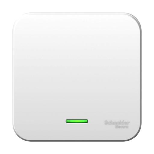 Systeme electric BLNVA101111 BLANCA О/У 1-клавишный ВЫКЛЮЧАТЕЛЬ ( c х.1) с подсв.ИЗОЛ.ПЛ.,10А,250B,БЕЛЫЙ фото 2