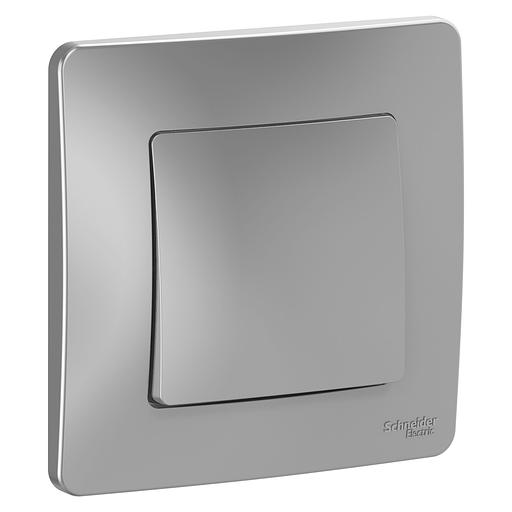 Systeme electric BLNVS010103 BLANCA С/У 1-клавишный ВЫКЛЮЧАТЕЛЬ ( c х.1), 10А, 250B, АЛЮМИНИЙ фото 3