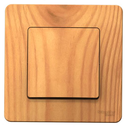 Systeme electric BLNVS010105 BLANCA С/У 1-клавишный ВЫКЛЮЧАТЕЛЬ ( c х.1), 10А, 250B, ЯСЕНЬ фото 1