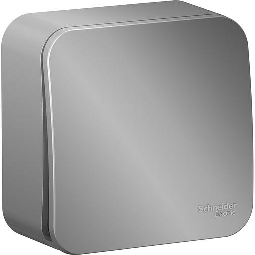 Systeme electric BLNVA106013 BLANCA О/У 1-клавишный ПЕРЕКЛЮЧАТЕЛЬ ( c х.6) ИЗОЛ.ПЛ, 10А, 250B, АЛЮМИНИЙ фото 1