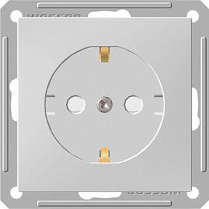 Systeme electric RS16-152-1-86 W59 РОЗЕТКА с заземлением со шторками, 16А, механизм, БЕЛЫЙ фото 1