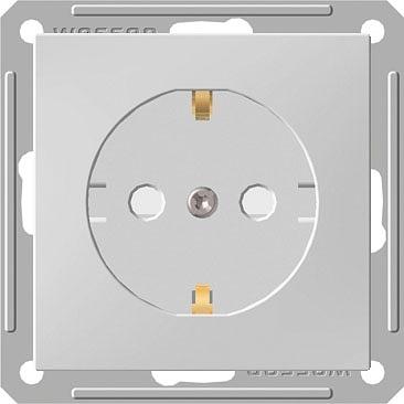 Systeme electric RS16-152-1-86 W59 РОЗЕТКА с заземлением со шторками, 16А, механизм, БЕЛЫЙ фото 2