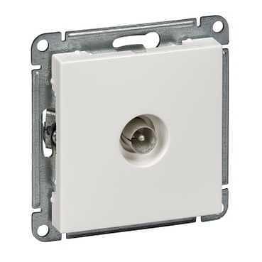 Systeme electric RTS-151-1-86 W59 TV АНТЕННА коннектор, механизм, БЕЛЫЙ фото 3