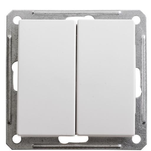 Systeme electric VS510-252-1-86 W59 2-клавишный ВЫКЛЮЧАТЕЛЬ, 10АХ, механизм, БЕЛЫЙ фото 1