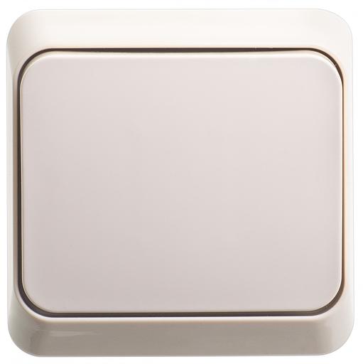 Systeme electric BA10-001K ЭТЮД О/У 1-клавишный ВЫКЛЮЧАТЕЛЬ 10 АХ, КРЕМОВЫЙ, Россия фото 1