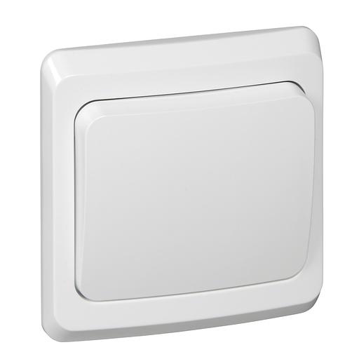 Systeme electric BC10-001B ЭТЮД С/У 1-клавишный ВЫКЛЮЧАТЕЛЬ 10 АХ, БЕЛЫЙ, Россия фото 4