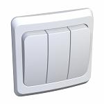 Systeme electric BC10-003B ЭТЮД С/У 3-клавишный ВЫКЛЮЧАТЕЛЬ 10 АХ, БЕЛЫЙ, Россия фото 5