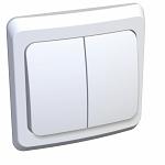 Systeme electric BC10-006B ЭТЮД С/У 2-клавишный ВЫКЛЮЧАТЕЛЬ с подсветкой 10 АХ, БЕЛЫЙ, Россия фото 5
