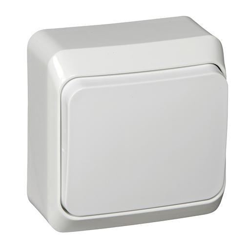 Systeme electric BA10-004B ЭТЮД О/У 1-клавишный ПЕРЕКЛЮЧАТЕЛЬ 10 АХ, БЕЛЫЙ, Россия фото 4