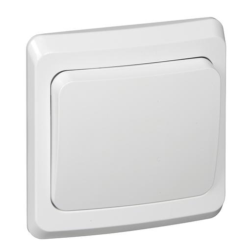 Systeme electric BC10-004B ЭТЮД С/У 1-клавишный ПЕРЕКЛЮЧАТЕЛЬ 10 АХ, БЕЛЫЙ, Россия фото 4