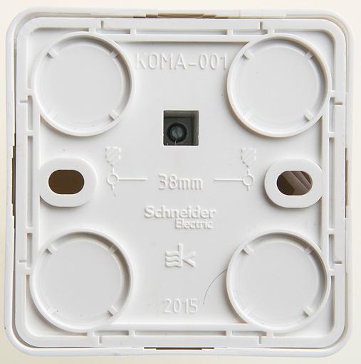 Systeme electric KOMA-001B ЭТЮД О/У компьютерная РОЗЕТКА RJ45 кат.5е, БЕЛЫЙ, Россия фото 2